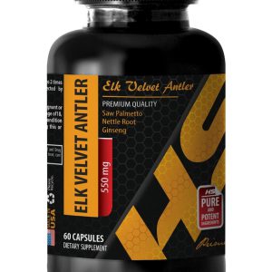Extrato de chifre de veado 550mg ELK VELVET ANTLER HS-PRIME, 60 capsulas
