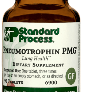 Pneumotrophin PMG, extrato de pulmão bovino, Standard Process, 90 comprimidos