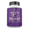 Grass Fed Beef Brain (Cérebro de boi alimentado com capim), 500mg, Ancestral Supplements, 180 cápsulas