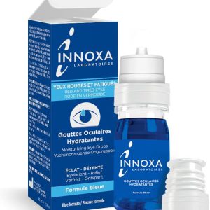 Gotas azuis para olhos vermelhos, hidrata os olhos secos e cansados, INNOXA - 10 ml