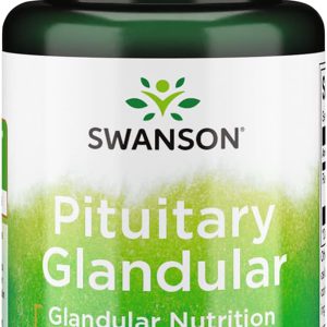 Pituitaria Glandular Raw, Swanson, 80mg, 60 Cápsulas
