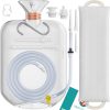 Kit de enema material premium para uso doméstico, limpeza íntima, inclui saco de drenagem reutilizável, 14 peças