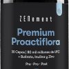 Probióticos e prébióticos intestinais premium, 30 cepas + Butirato (postibiótico), Zenement, 120 cápsulas gastrorresistentes
