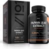 Folha de Mamão Extrato Carica Cru 10:1, Alpha Zero, 12.000mg, 90 Cápsulas Veganas