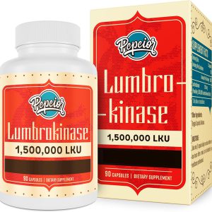 Lumbrokinase, Suplemento Mais Eficaz que Nattokinase, Pepeior, 90 Cápsulas