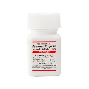 Armour® Thyroid 1-grain, 100 tablets
