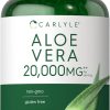 Aloe Vera, Carlyle, 20.000 mg, 300 Cápsulas