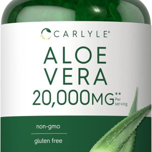 Aloe Vera, Carlyle, 20.000 mg, 300 Cápsulas