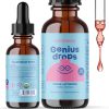 Suplemento para auxiliar no foco e atenção de crianças acima de dois anos, Genius Drops - 30ml