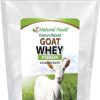 Whey de Cabra de Pastagem Concentrada de proteína de soro de leite de cabra, enriquecida com proteínas vitais para perda de peso, 100% pura, Kosher, Natural Goods, 1 lb