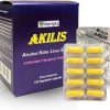 Akilis, Hovenia dulcis, Chá de Videira, Di-hidromiricetina, Cardo Mariano, Pera Espinhosa, Glutationa, , Antioxidante para o figado, 100 Caps