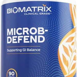 Microb-Defend - Reparo do Trato GI - Óleo de tomilho, orégano, cravo, suplemento digestivo, 90 Softgels