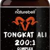 Extrato de Long Jack com Tongkat Ali 200:1 - NatureBell, 150 Cápsulas
