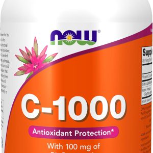 Vitamina C, com Rose Hips, Now Foods