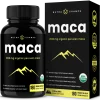 Maca Peruana Gelatinizada Orgânica, Melhor Maca do Mundo, NutraChamps, 2100 mg, 180 Cápsulas