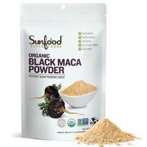 Maca Preta Orgânica, Sunfood, 113 g