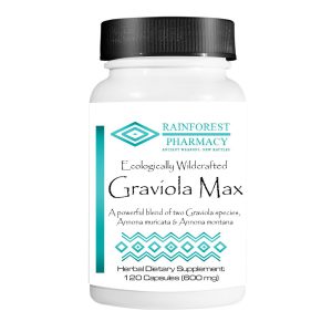 Graviola Max - Rainforest Pharmacy - 600 mg - 120 Capsules