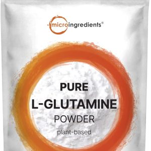 L-Glutamina Pura em Pó 1kg – Suplemento para Recuperação Muscular e Saúde Intestinal, Sem Aditivos e Sem Glúten, Microingredients