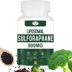 Sulforafano Lipossomal para refluxo, Extrato de brócolis, VITACRLLYNMN, 900MG 60 cápsulas