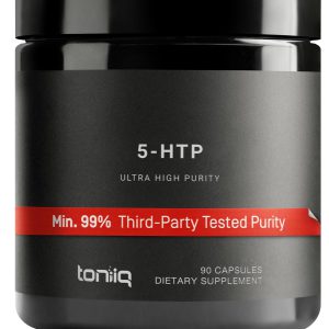 5-HTP Griffonia Simplicifolia Ultra Puro 99%+ de Pureza, Alta Potência e Biodisponibilidade – Extrato 12:1, Toniiq 200 mg – 90 Cápsulas Vegetais