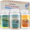 Suporte Spike | Nattokinase Lipossomal 8000 FU 500 mg, Bromelaína 1150 mg e Curcumina Fermentada 1800 mg | Fórmula de Alta Potência e Absorção Aprimorada | para Imunidade, Coração e Circulação | Suprimento para 60 Dias