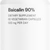 Baicalin 90% Scutellaria Baicalensis, Suplemento de extrato de Chinese Skullcap, 500 mg por dia, SuperSmart, 60 cápsulas