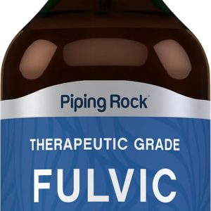 Ácido fúlvico de rocha em gotas com minerais, suplemento iônico, Piping Rock, 2 fl oz