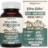 Ácido Fúlvico com Complexo de Ácido Húmico 550 mg Minerado em Utah, Extrato Pré-histórico de Terras Profundas Imunidade, Intestino, Digestão Complexo Mineral de Traço Natural, Triquetra, 60 cápsulas
