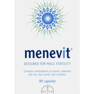 Menevit - Suplemento para Fertilidade masculina - Bayer - 90 cápsulas
