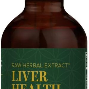 Liver Health™ Suplemento Detox do Fígado e Vesícula com Cardo Mariano e Ervas Orgânicas Global Healing, 60ml