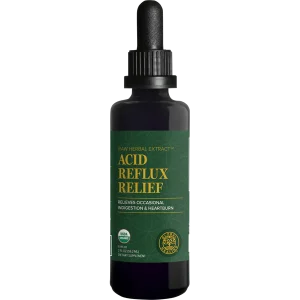 Alívio do refluxo ácido (Acid Reflux Relief) - Ervas, indigestão orgânica e alívio da azia - Global Healing Center, 59ml
