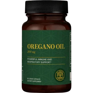 Cápsulas de óleo selvagem de orégano, Luluburd Natural, 120 cápsulas