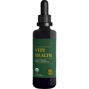 Vein Health - Saúde das veias à base de plantas - Promove veias e circulação saudáveis - Global Healing Center - 59ml