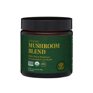 Mistura de cogumelos orgânicos em pó, Cordyceps, Chaga, Reishi, Cogumelo de cauda de peru para saúde imunológica e intestinal, GHC,
