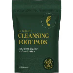 Almofadas cosméticas de limpeza natural para os pés com ingredientes orgânicos - Dr. Group