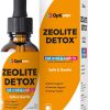 Suplemento líquido avançado de clinoptilolita para crianças, Suporte natural para limpeza de toxinas corporais, sabor laranja