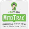 MitoTrax - Revitaliza e Repara Células - Suplemento de Mitocôndria para Energia Celular,  VitaMonk, 60 cápsulas
