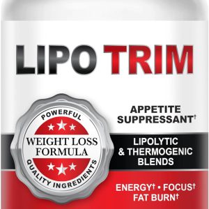 LipoTrim – Comprimidos Termogênicos Avançados | Energia, Foco e Perda de Gordura | 60 Cápsulas