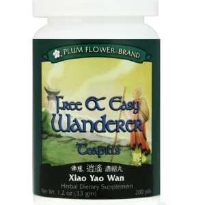 Xiao Yao Wan, Suplemento Chinês para Estresse e Digestão, Plum Flower, 1.000 pílulas