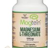 Magtein, Magnésio L Threonate, sono e suporte cognitivo - alta absorção - forma mais biodisponível de magnésio - Double Wood, 2000 mg, 120 cápsulas