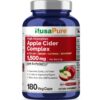 Apple Cider Complex 1500 mg – Nusa Pure – 180 Cápsulas Vegetais