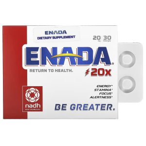 NADH Mojo Plus Enadabb - Co - E1 - 20 mg - 30 Tablets