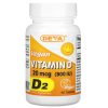 Vitamina D, D2, 100% Vegana, Deva, 2.400 UI, 90 Comprimidos