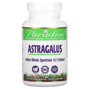 Astragalus Full Spectrum 12:1 100% Puro, Paradise Herbs, 120 Veggie Caps