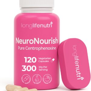 Centrophenoxine, Suporta memória e foco, 300 mg, 120 Cápsulas Vegetarianas