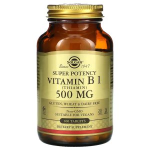 Vitamina B1 (Thiamin) - Solgar - 500 mg - 100 Tablets
