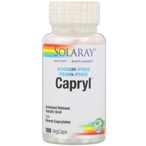 Capril, Solaray, 100 Cápsulas Vegetarianas