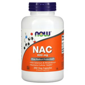 NAC (N-Acetilcisteína), Now Foods, 600 mg