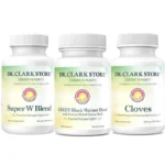 Kit Padrão de Limpeza Dra Hulda Clark - Cravo, Absinto e Noz Nogueira Preta 3 frascos