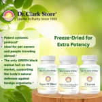 Kit Padrão de Limpeza Dra Hulda Clark - Cravo, Absinto e Noz Nogueira Preta 3 frascos